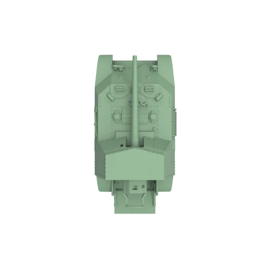 WWII Italian Semovente 47/32 Self-Propelled Gun 1/220 Resin Vehicle Kit - resin model view 3