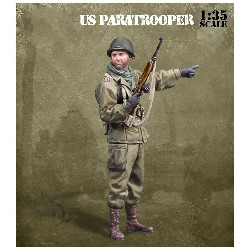 WWII Soldiers at Stone Building 1/35 Resin Diorama Kit - 1/35 resin model view 3