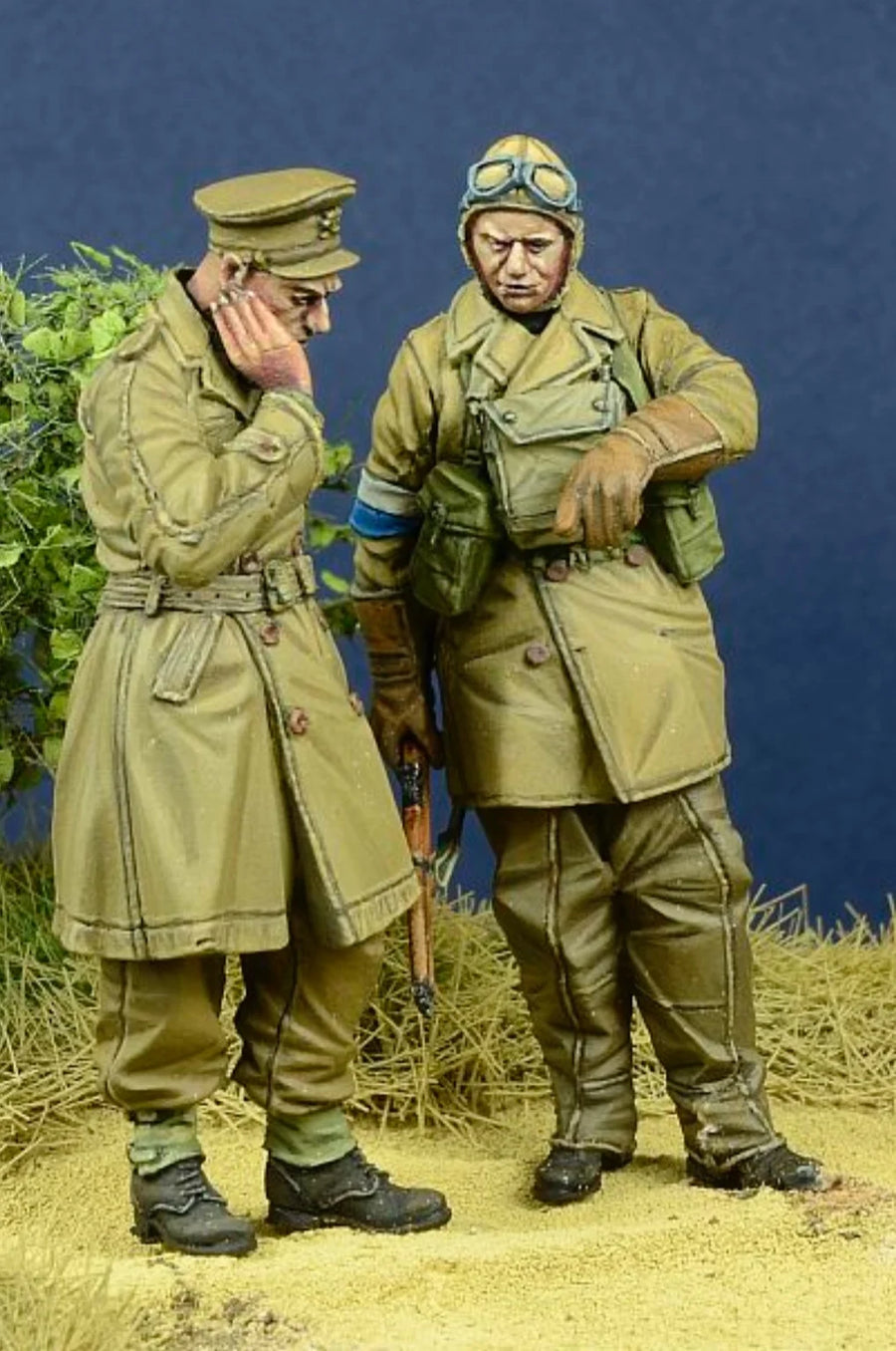 WWII British Officers Military Diorama Set 1/35 Resin Figure Kit - 1/35 resin model view 5