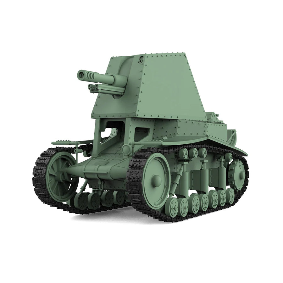 Soviet SU-18 Self-Propelled Gun 1/48 Scale Resin Model Kit - 1/48 resin model view 4