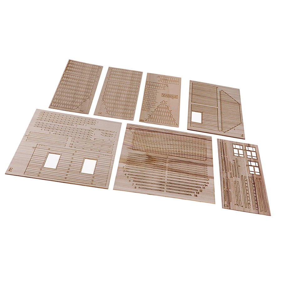 WWII Ruined House with Tank 1/35 Resin Diorama Terrain Kit - 1/35 resin model view 6