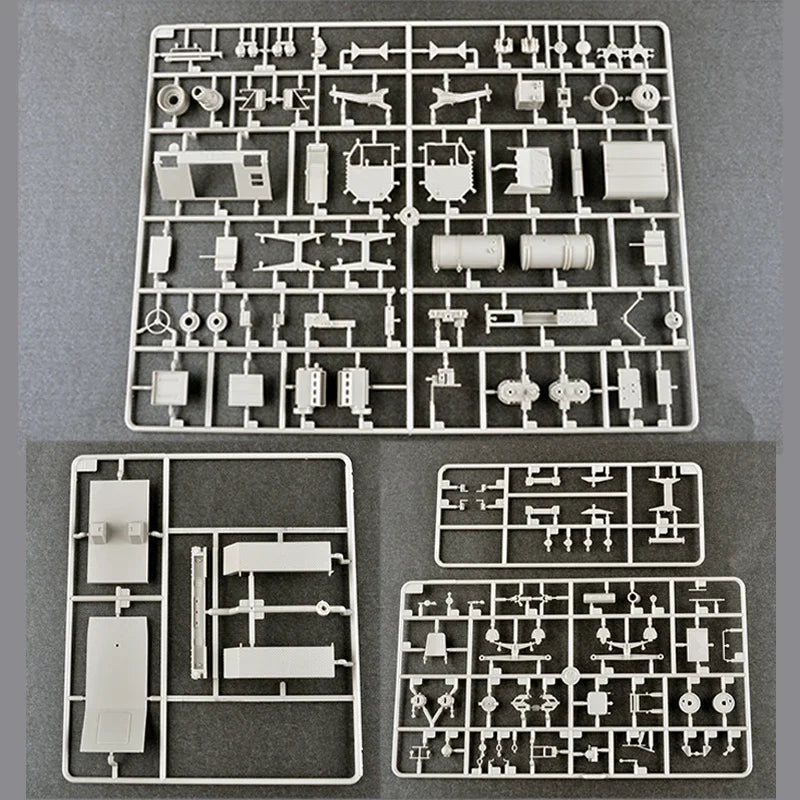 M983 HEMTT Tractor with AN/TPY-2 X Band Radar 1:35 Resin Model Kit - 1/35 resin model view 3