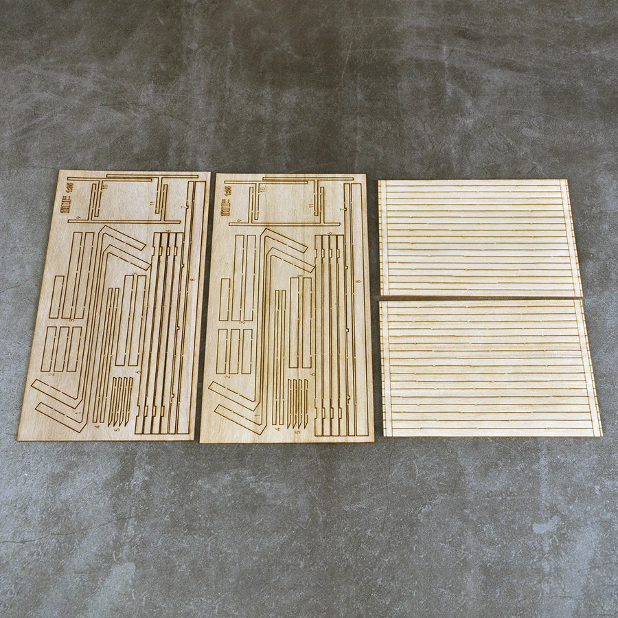 Wooden Pontoon Bridge Diorama Base 1/35 Scale Resin Terrain Kit - 1/35 resin model view 6