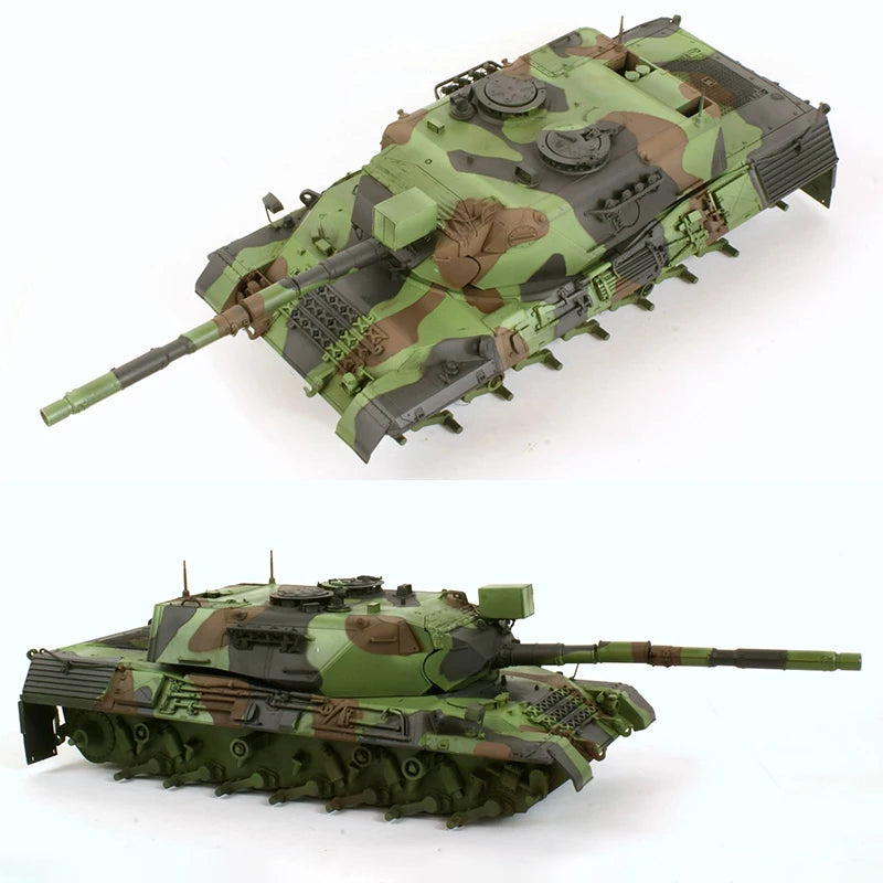 Leopard 2 Main Battle Tank 1/35 Pre-Painted Resin Vehicle Kit - resin model view 4