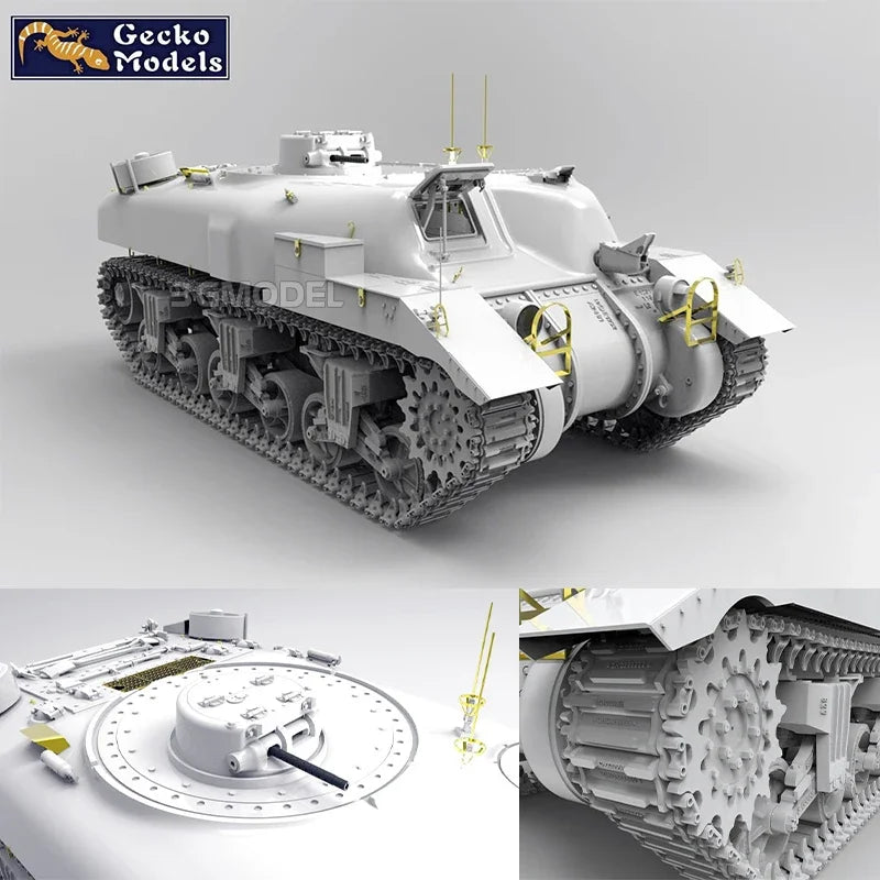 RAM MK1 Canadian Spitfire Tank Later Production 1/35 Resin Kit - 1/35 resin model view 2
