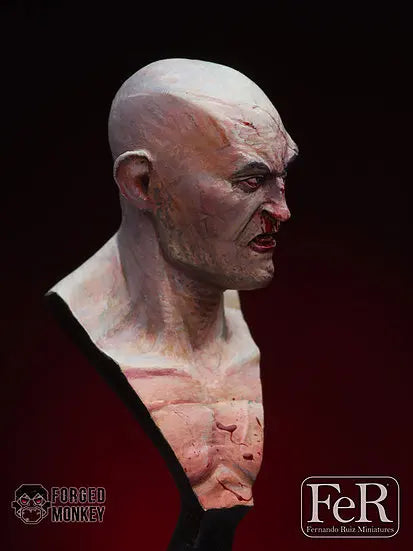 Laszlo Red Lion Scarred Warrior 1/16 Resin Bust - 1/16 resin model view 4
