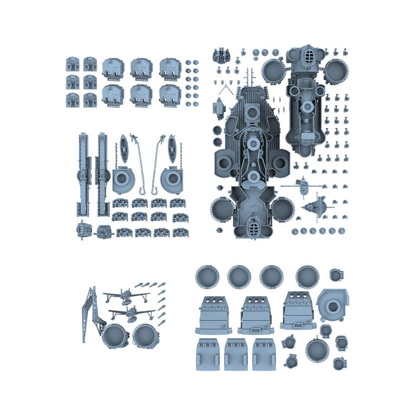 USS Baltimore Heavy Cruiser CA-68 1/700 Resin Ship Kit