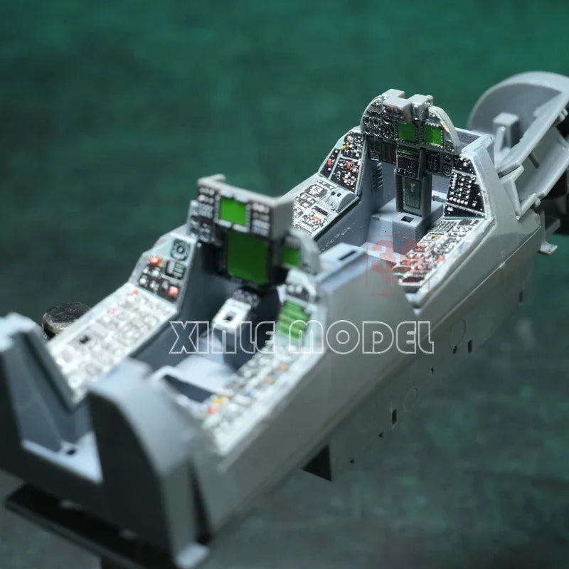 F-14 Tomcat Cockpit Instrument Panel 1/48 1/72 Resin Detail Kit - 1/48 resin model view 3