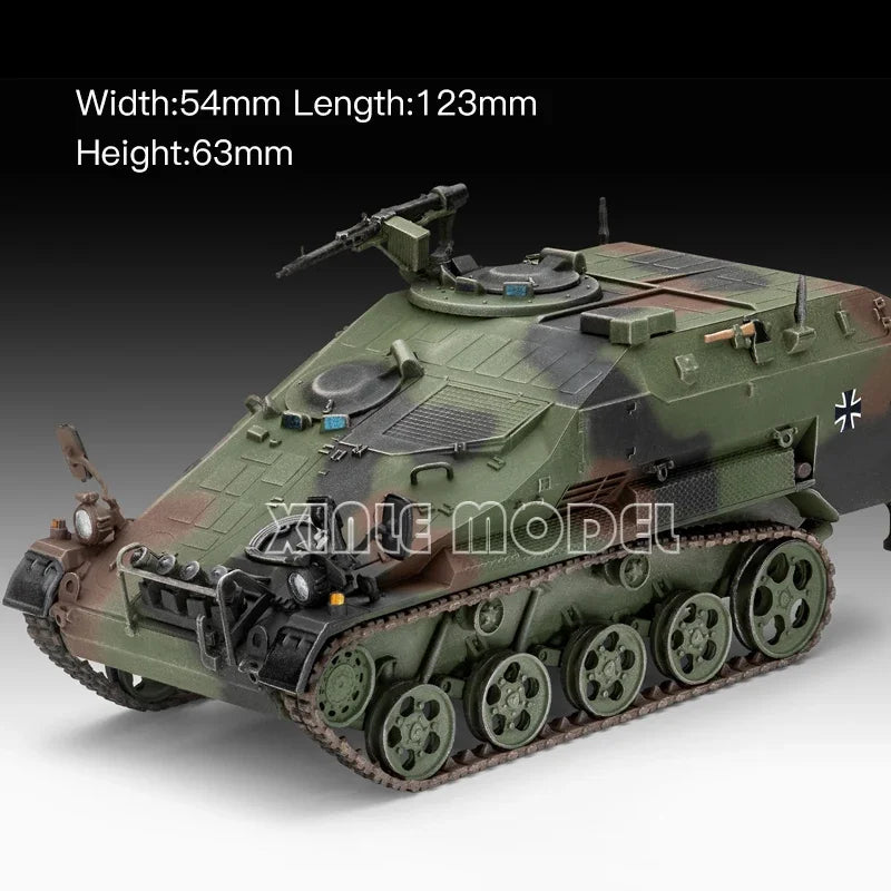 Modern German Fuchs APC with Mounted Crew 1/35 Resin Diorama Kit - resin model view 2