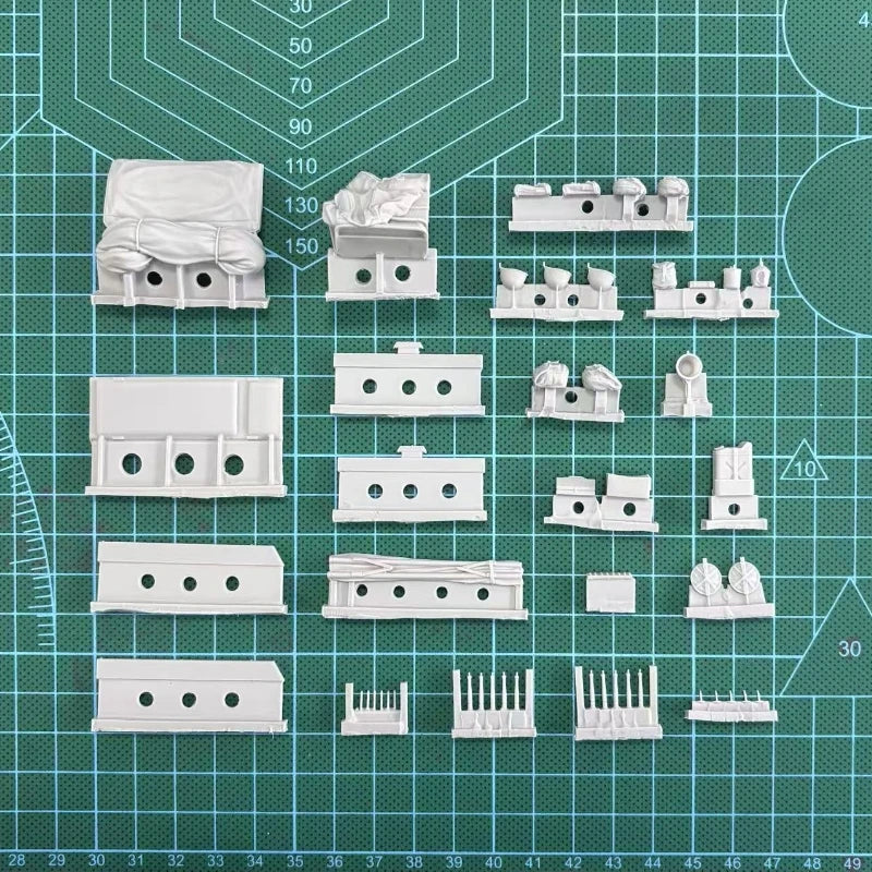 WWII US Military Ambulance Jeep 1/35 Resin Model Kit - 1/35 resin model view 5