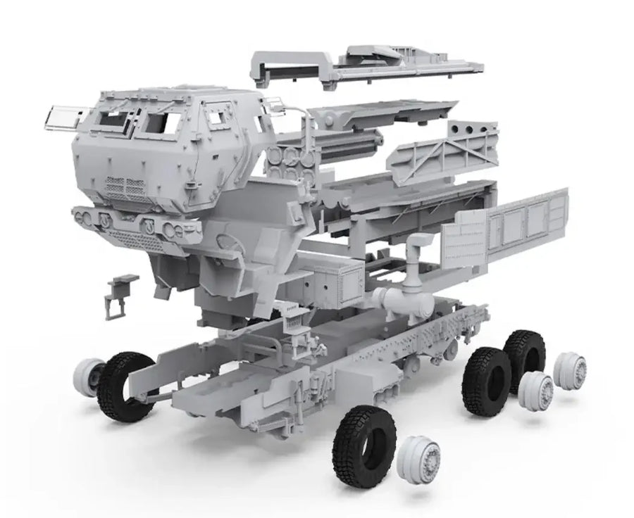 US M142 HIMARS High Mobility Artillery Rocket System 1/72 Resin Kit - 1/72 resin model view 6