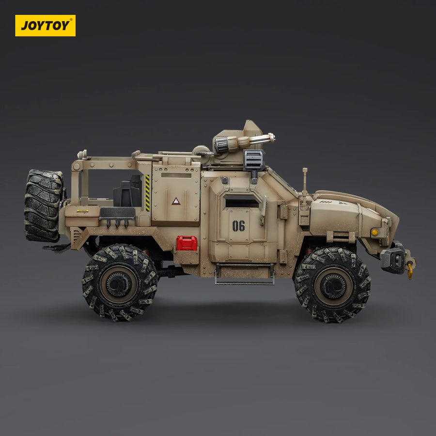 Modern US Special Forces MRAP Armored Vehicle with Crew 1/18 Resin Vehicle Kit - resin model view 4