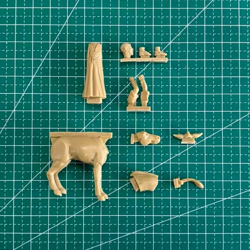 Chinese Tang Dynasty Groom with Horse 1/35 Resin Figure Kit - resin model view 2