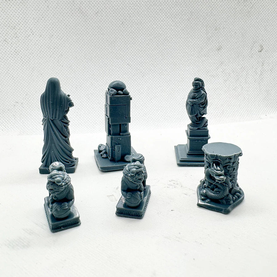 Garden Statuary Collection 1/220 Resin Model Figures Diorama Kit - 1/220 resin model view 5
