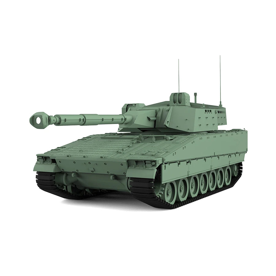 Modern NATO Main Battle Tank 1/48 Resin Model Kit - resin model view 2