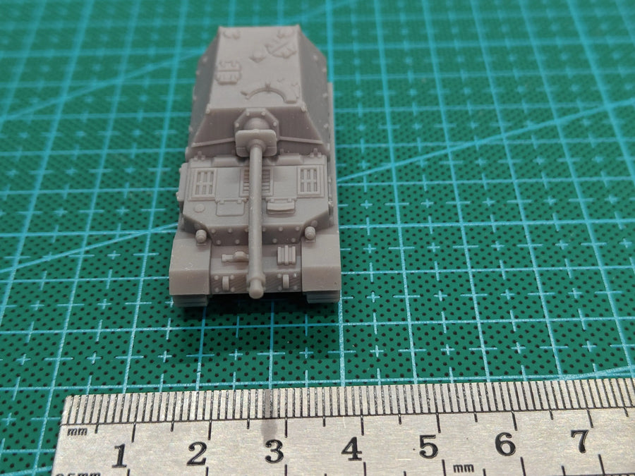WWII German Ferdinand Tank Destroyer 1/144 Scale Resin Model Kit - 1/144 resin model view 2