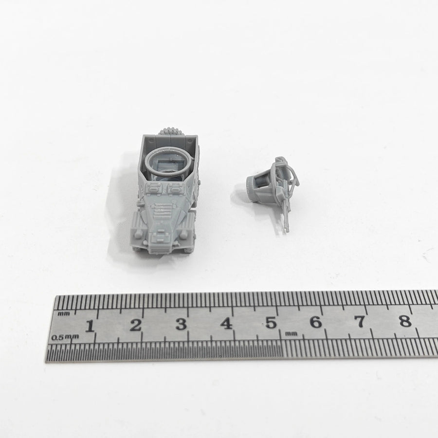 BTR-40A Fire Support Vehicle 1/144 Scale Resin Model Kit - 1/144 resin model view 5