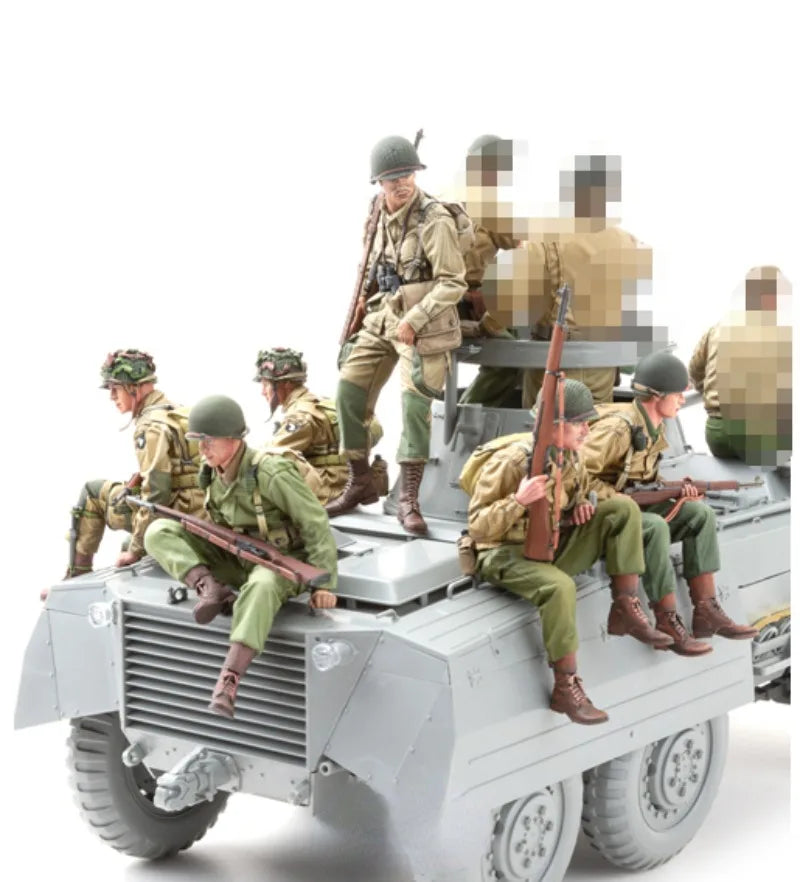 Modern US Army Soldiers 6-Figure Set 1/16 Resin Kit - 1/16 resin model view 4