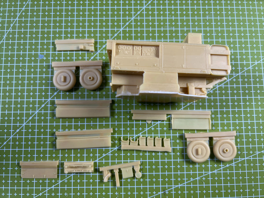 Military Power Generation Vehicle 1:32 Resin Model Kit Unassembled - 1/32 resin model view 2
