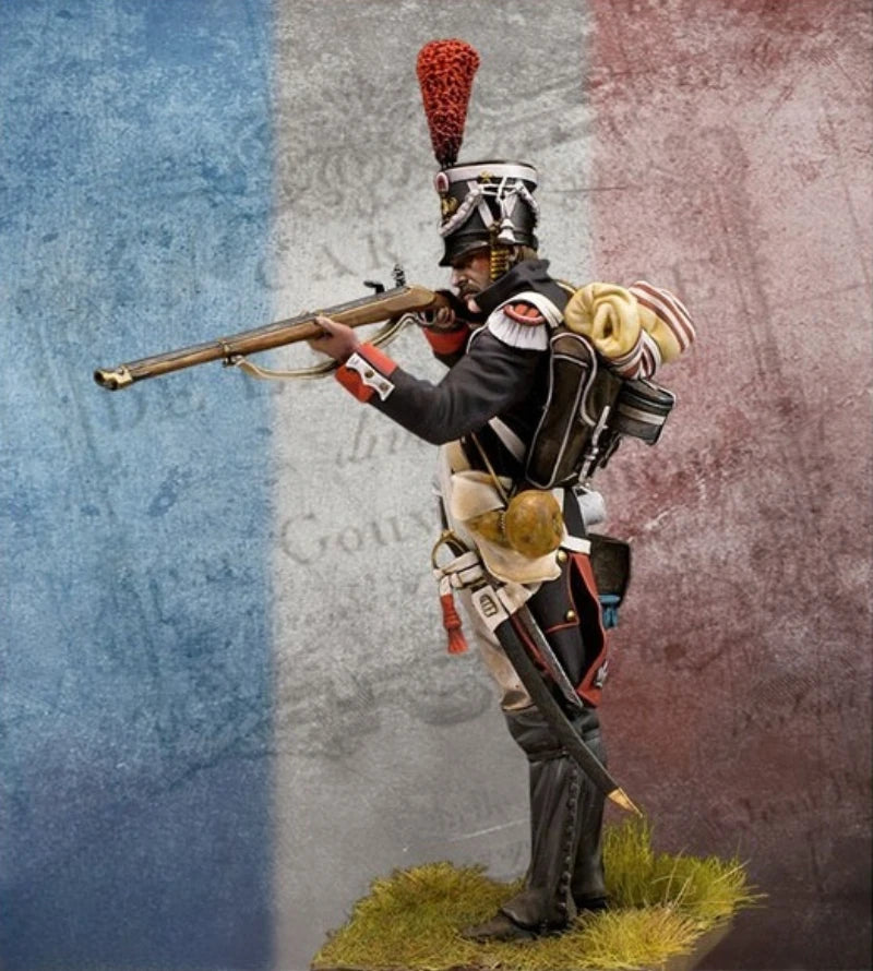 Napoleonic French Grenadier 1808 1/24 Resin Figure Kit - 1/24 resin model view 3
