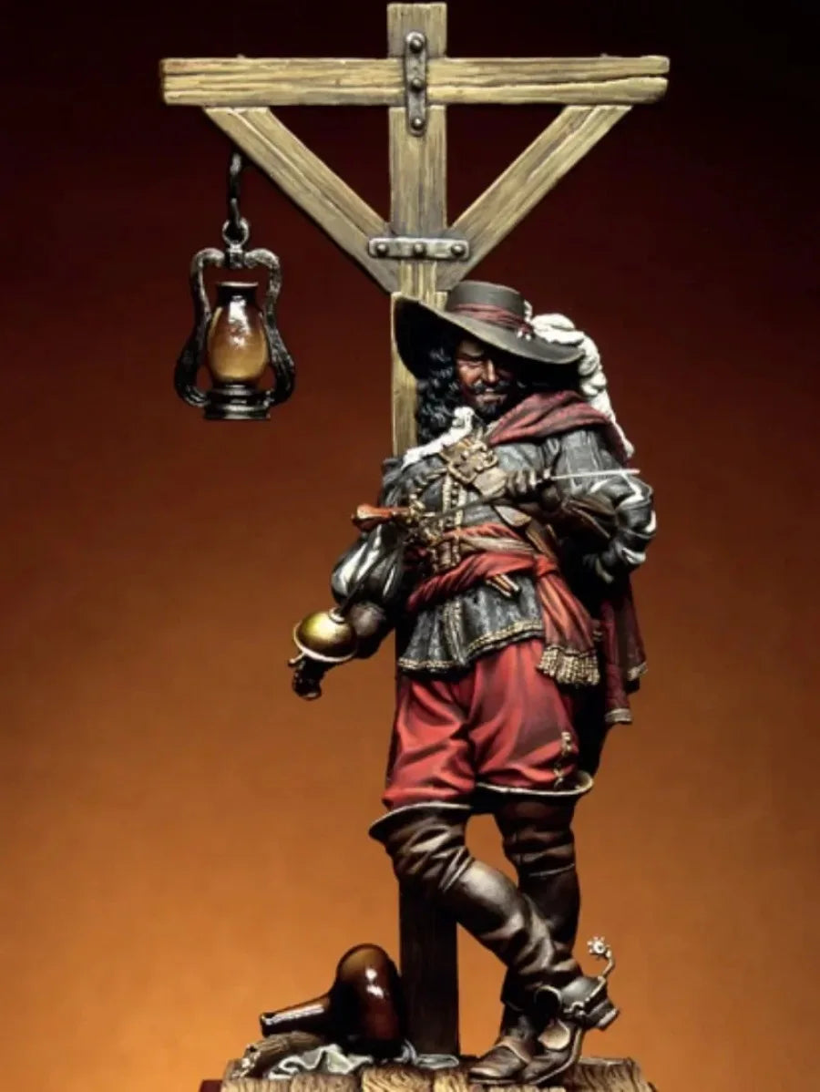 Pirate Captain with Lantern 1/24 Resin Figure Kit - 1/24 resin model view 2