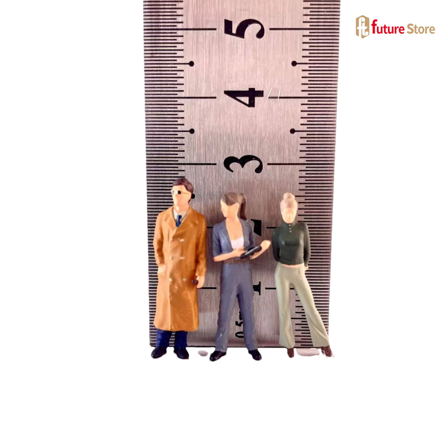 Modern Civilian Business Figures Set 3-Pack 1/64 Resin Figure Kit - resin model view 5