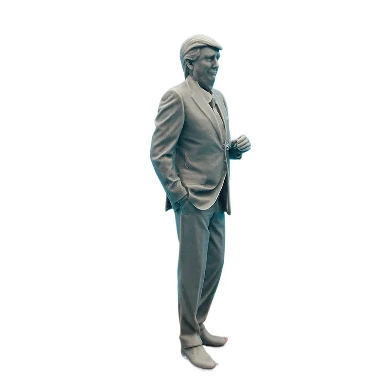 1/24 Resin Model Figure Kit - Business Executive in Suit Standing Pose - 1/24 resin model view 2