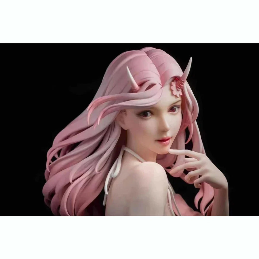 Pink-Haired Celestial Goddess 55mm Resin Bust Figure - 55mm resin model view 3