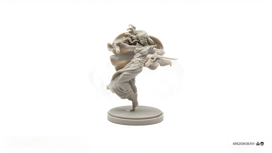 Kingdom Death Lune Winged Warrior 28mm Resin Figure Kit - 28mm resin model view 3