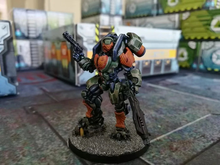 Mowang Troops Second Form Sci-Fi Soldier Resin Figure 28mm - 28mm resin model view 2