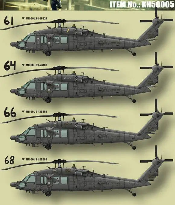 MH-60L Black Hawk Helicopter 1/35 Resin Model Kit - 1/35 resin model view 2