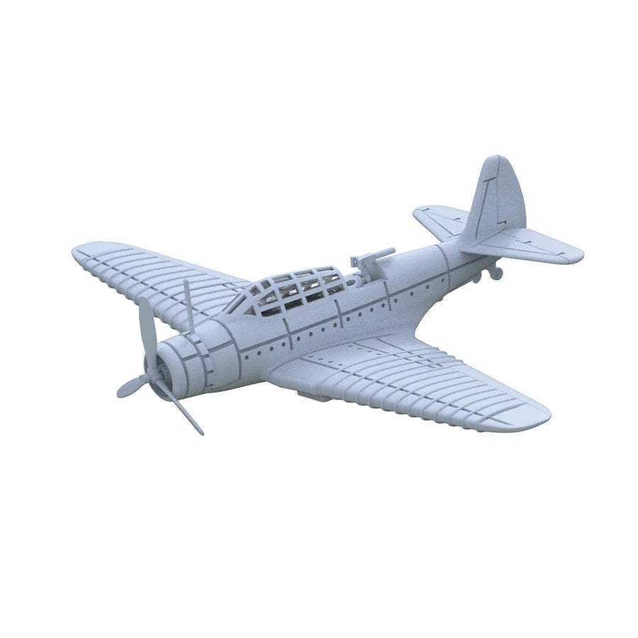 WWII Japanese Navy Mitsubishi A6M Zero Fighter 1/144 Resin Aircraft Kit - resin model view 3