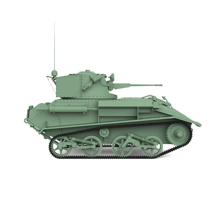 British Vickers Mk.VI Light Tank 1/35 Resin Model Kit - 1/35 resin model view 2