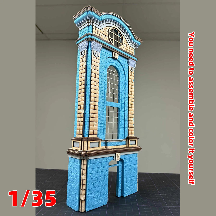 Alte Zionskirche European Church Tower 1/35 Resin Model Kit - 1/35 resin model view 6