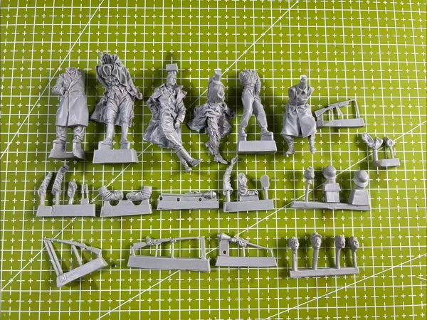 WWII German Wehrmacht Infantry Combat Set 1/35 Resin Figure Kit