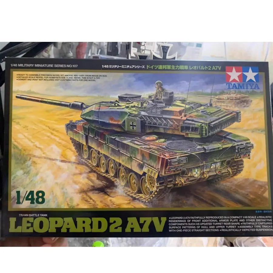 German Leopard 2A7V Main Battle Tank 1/48 Resin Model Kit - 1/48 resin model view 2