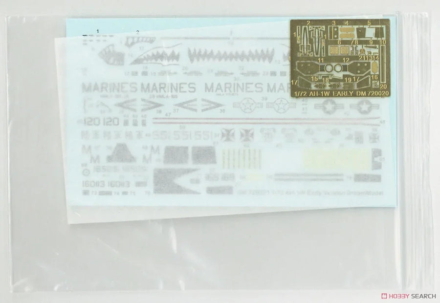 AH-1W Super Cobra Early Version 1/72 Resin Model Kit - 1/72 resin model view 3