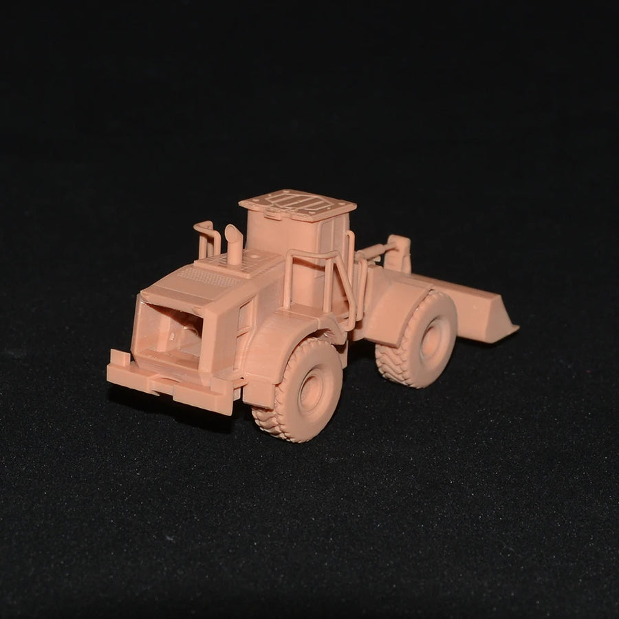 Wheel Loader Construction Vehicle 1/87 Resin Model Kit - 1/87 resin model view 4