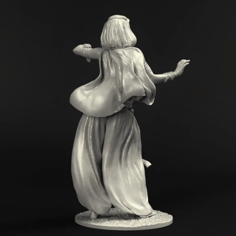 Oriental Court Dancer 1/24 Resin Figure Kit - 1/24 resin model view 3