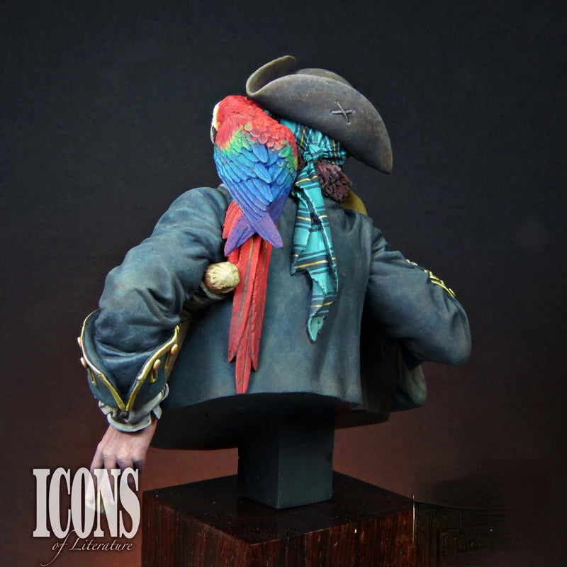 Fantasy Pirate Captain & Boy Companion 1/12 Resin Bust Diorama - 1/12 resin model view 2
