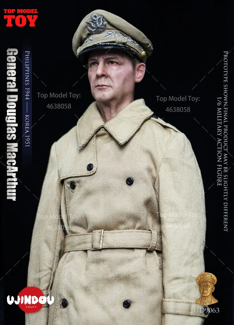 WWII American Officer Philippine Campaign 1/6 Resin Figure - 1/6 resin model view 4