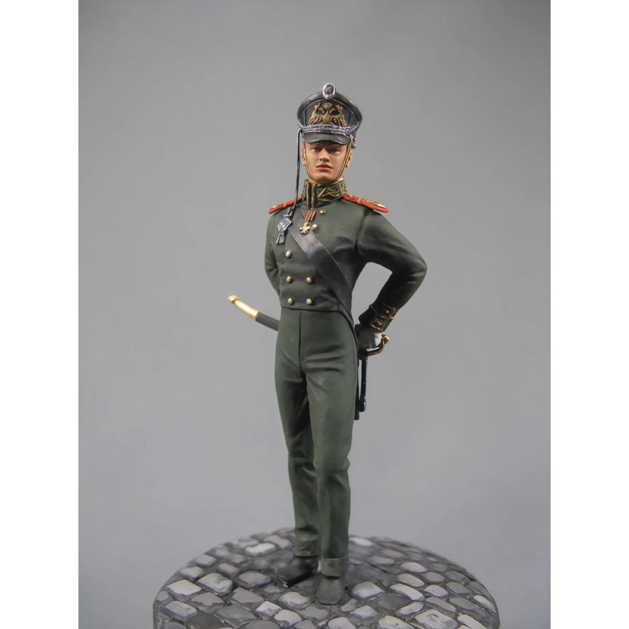 19th Century Imperial Military Officer Full Figure 54mm Resin Kit - resin model view 3
