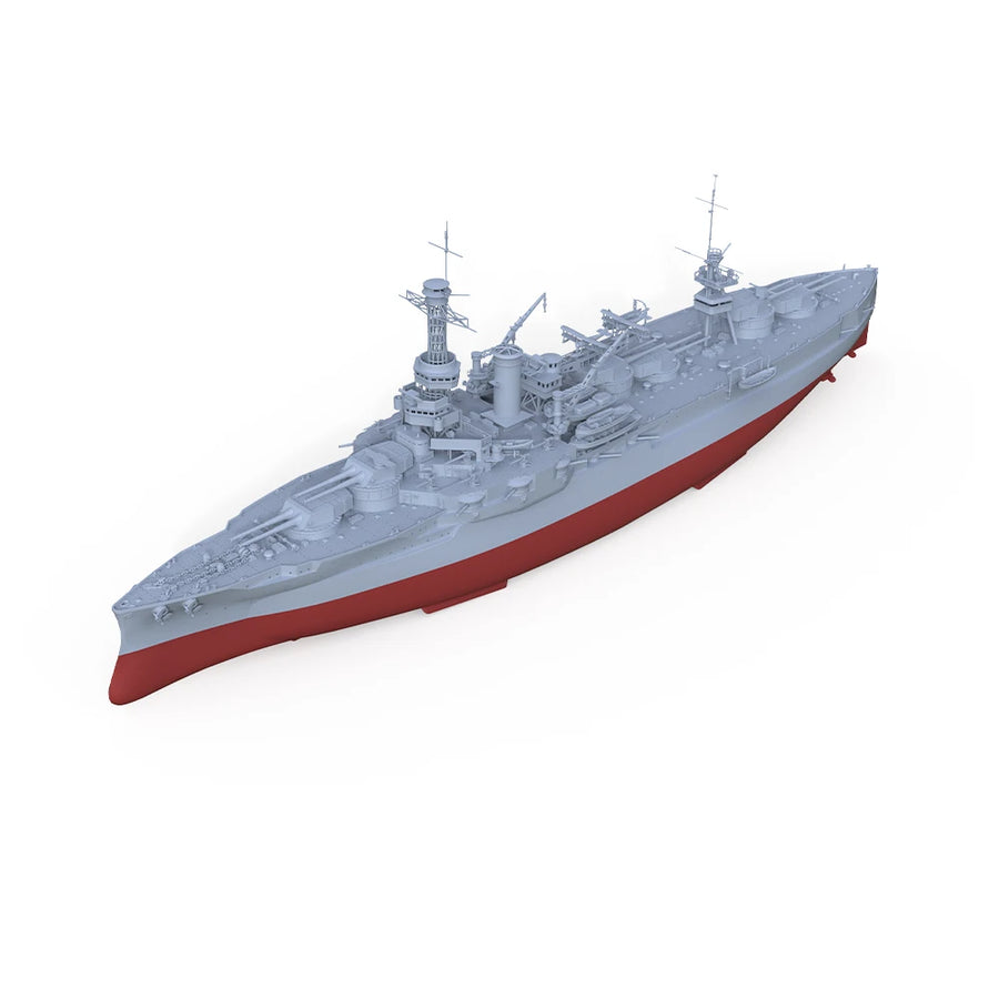 BB-32 1927 Wyoming Battleship 1/1200 Resin Model Kit - 1/1200 resin model view 2
