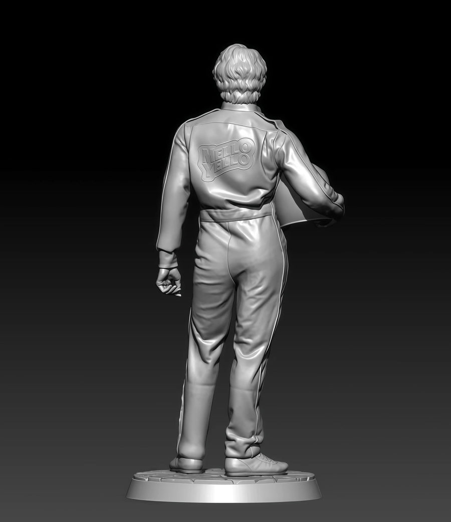 Racing Driver with Helmet 1/18 Resin Figure Kit - 1/18 resin model view 2