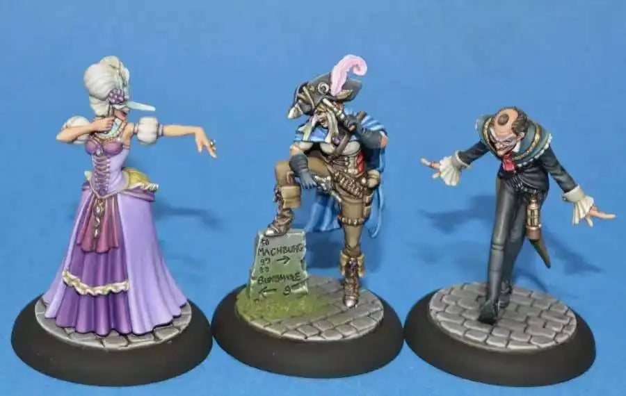 Moonstone The Masquerade Fantasy Fae/Masked Characters Set 32mm Resin Figure Kit - resin model view 4