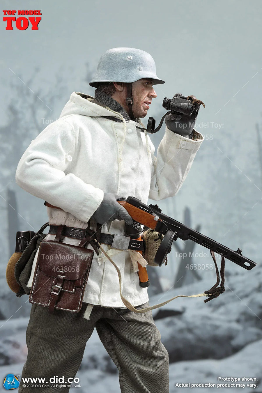 WWII German Wehrmacht Sergeant 1/6 Resin Action Figure Kit - 1/6 resin model view 2