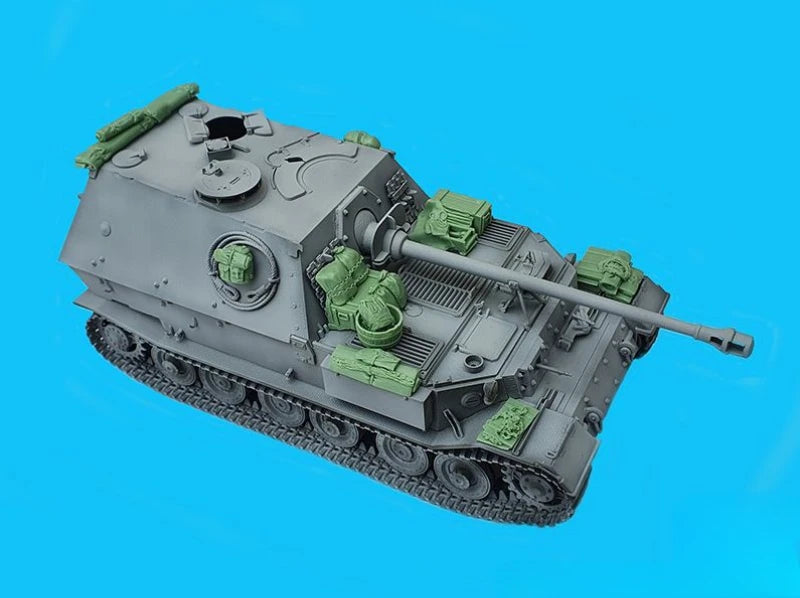 WWII German Elefant Tank Accessories 1/35 Scale Resin Detail Kit - 1/35 resin model view 2