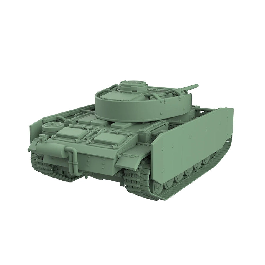 WWII German Panzer III Ausf.M 1/144 Resin Model Kit - 1/144 resin model view 2
