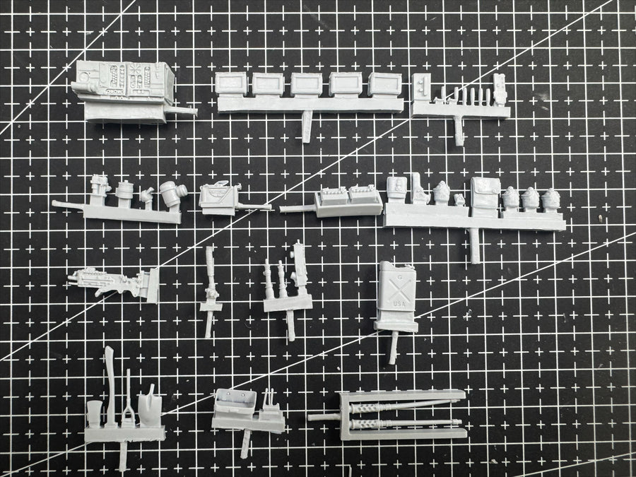 US M38 Willys Jeep 1/35 Resin Model Kit with Figures - 1/35 resin model view 2