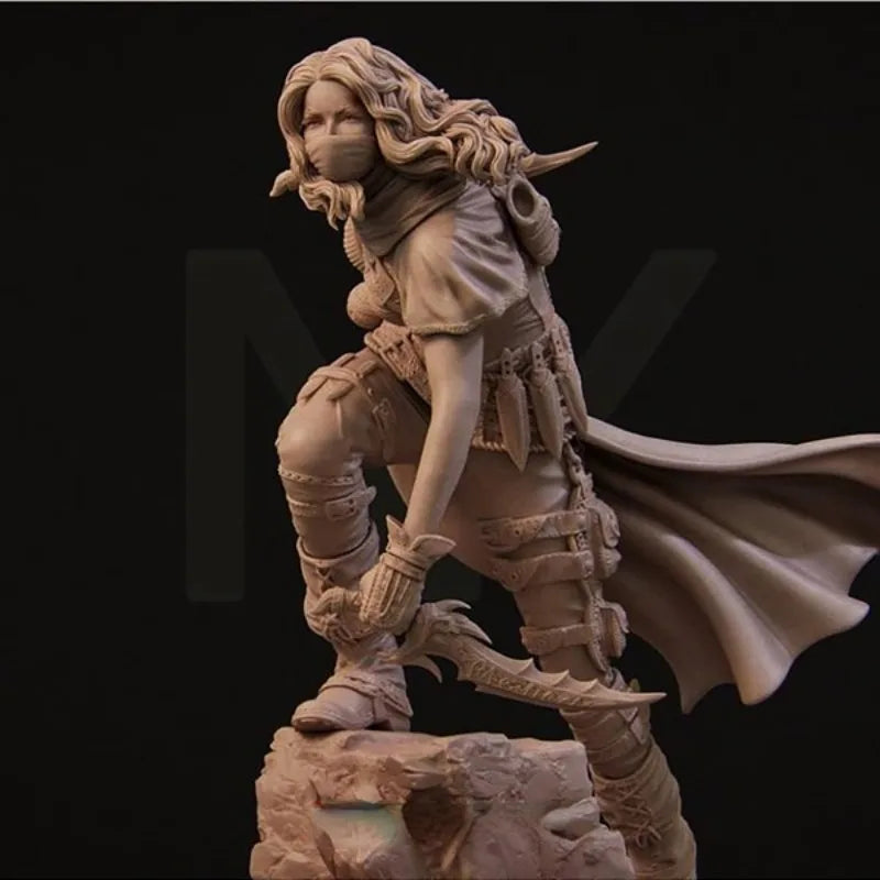 Enika The Assassin with Glowing Blade 1/24 Resin Figure Kit - 1/24 resin model view 2